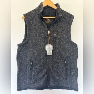 StS Ranchwear Men’s Charcoal Alpine Vest jacket